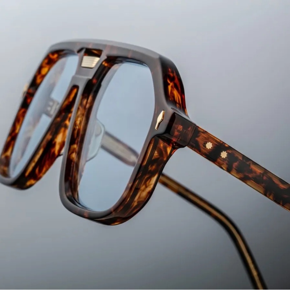Navigator sunglass made from Japanese acetate - Picture 3 of 16